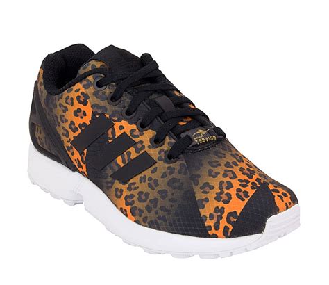 adidas originals zx flux leopard.